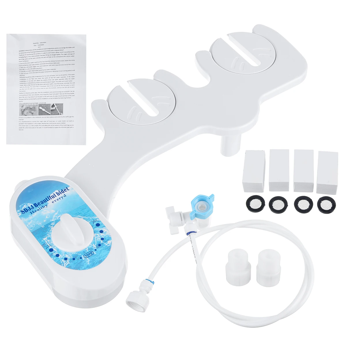 

7/8 Bidet Fresh Water Spray Mechanical Non-Electric Bidet Toilet Seat Attachment