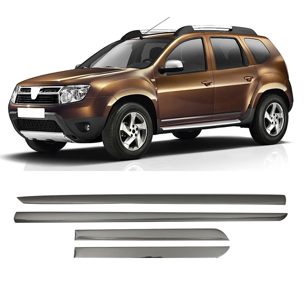 

Dacia Duster Side Door Cheetah 4 Piece Black Chrome Stainless Steel (2010-2017)