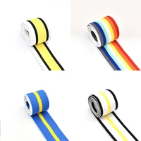 1 5 blue yellow striped elastic band waistband elastic ribbon elastic webbing elastic trim for pants sport wear bar sewing