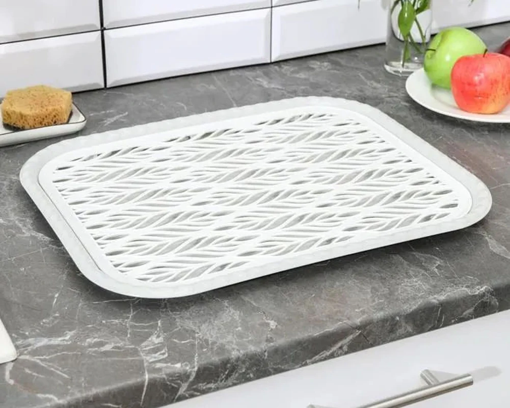 решетка с поддоном для сушки посуды. поднос для сушки посуды. сушилка для посуды пластиковая. поднос с вкладышем сушилкой «колос» (455×360×23мм). сушилка для посуды satoshi kitchenware premier 42х30 см.