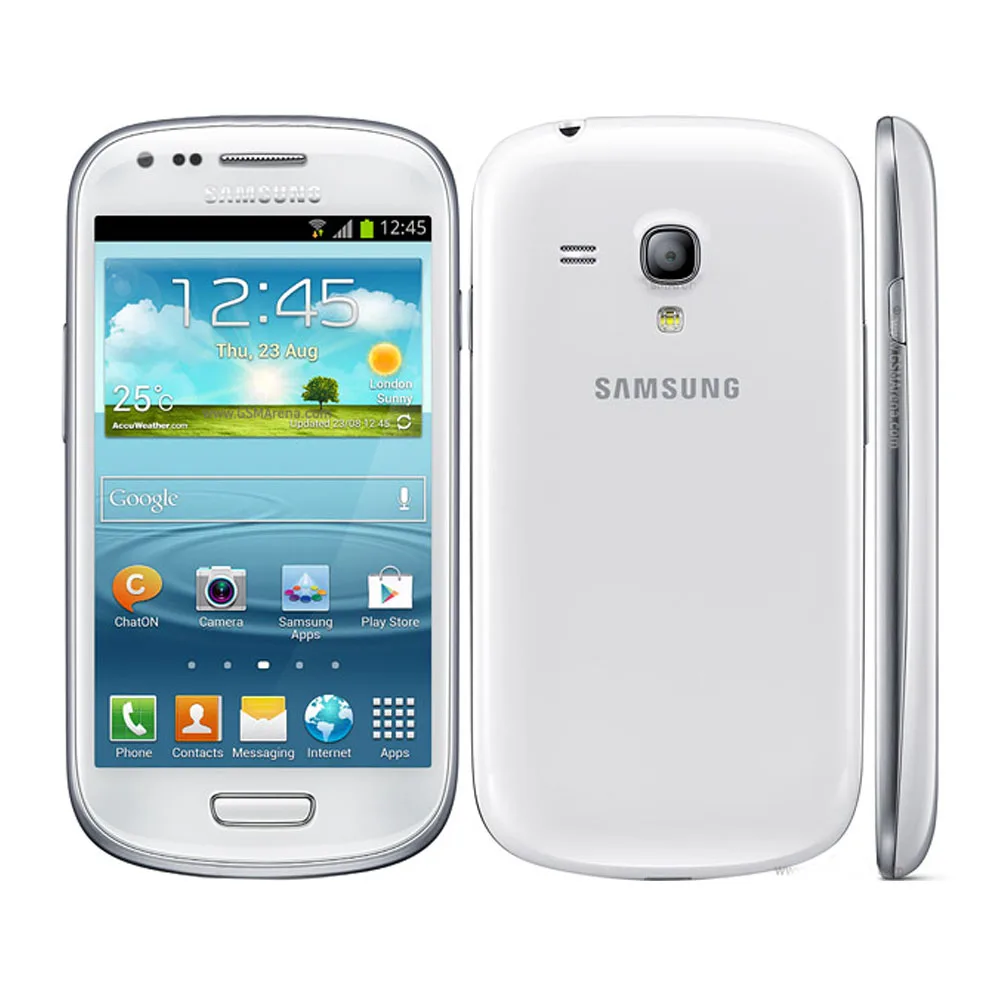 Sbloccato Samsung I8190 Galaxy SIII mini 4.0 pollici 1GB RAM 8GB ROM 5MP Android cellulare OS GPS WIFI Smartphone originale