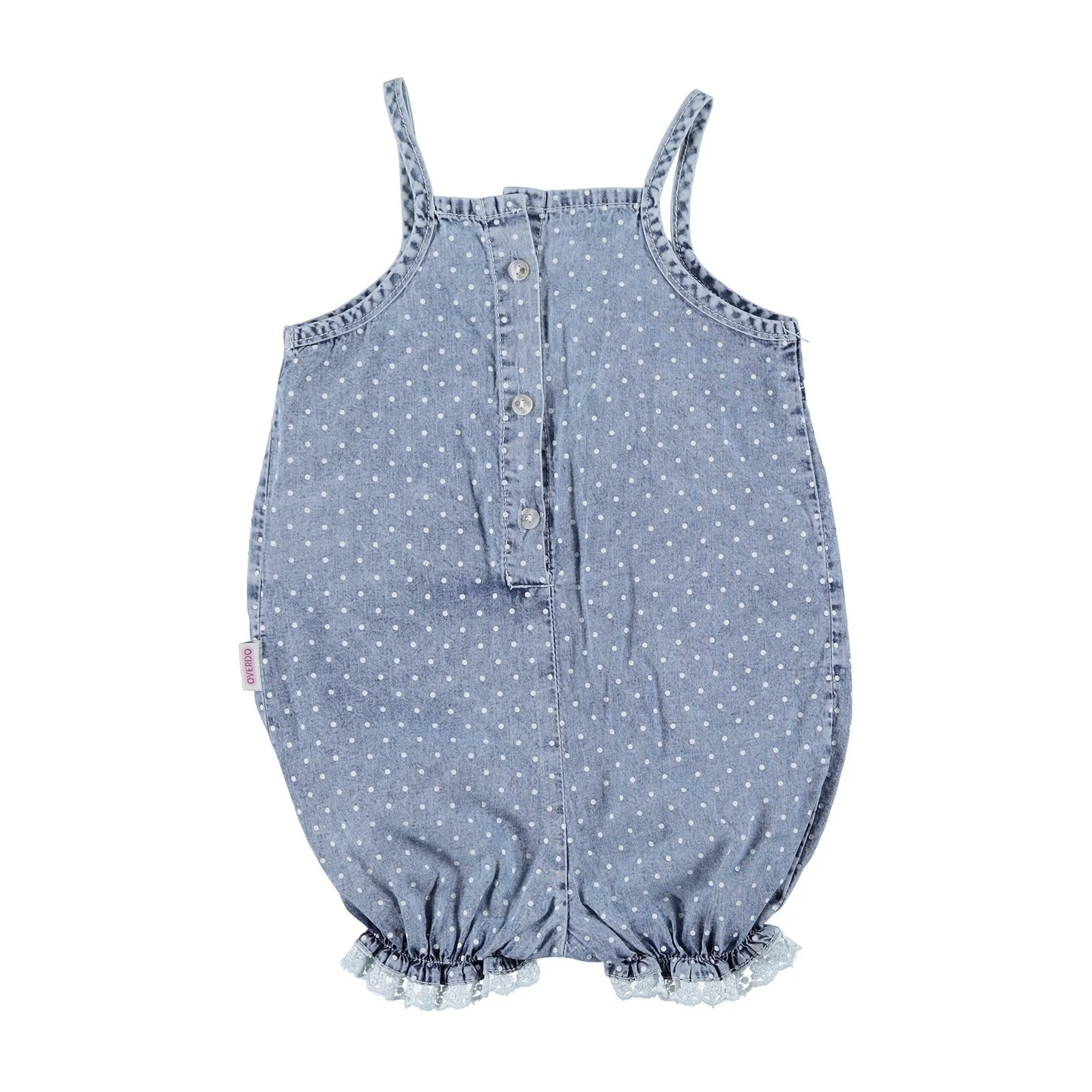 Джинсовый короткий комбинезон с карманами для маленьких девочек ebek Overdo| |