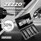 4 шт. двухсторонний резьбовой Съемник ZezzoBiservice сверло для извлечения экстрактор набор сверел