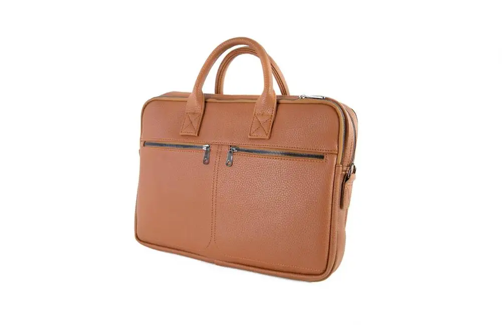 

Leather Laptop/briefcase Shoulder Bag UNISEX Handbag Bag / Shoulder Bag Tan