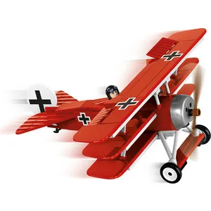 Designer Cobi airplane Fokker Dr.1 Red Baron Gifts Hobbies Baby Kids Birthday Toys for children RC Cars Remote Control | Игрушки и хобби