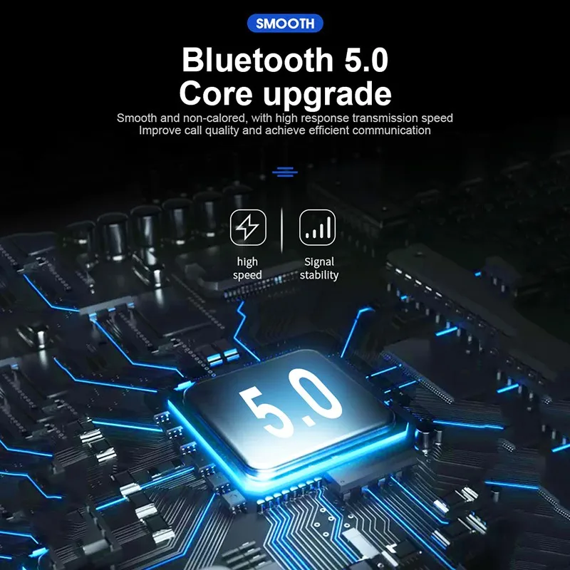 TWS Bluetooth 5 0 беспроводные наушники миниатюрные наушники-вкладыши HiFi 5D стерео
