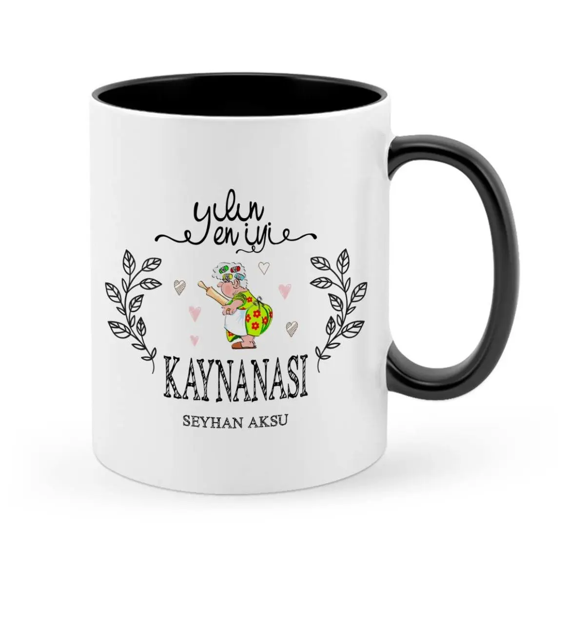 

Персонализированные лучший год kaynanasi черная кружка чашка