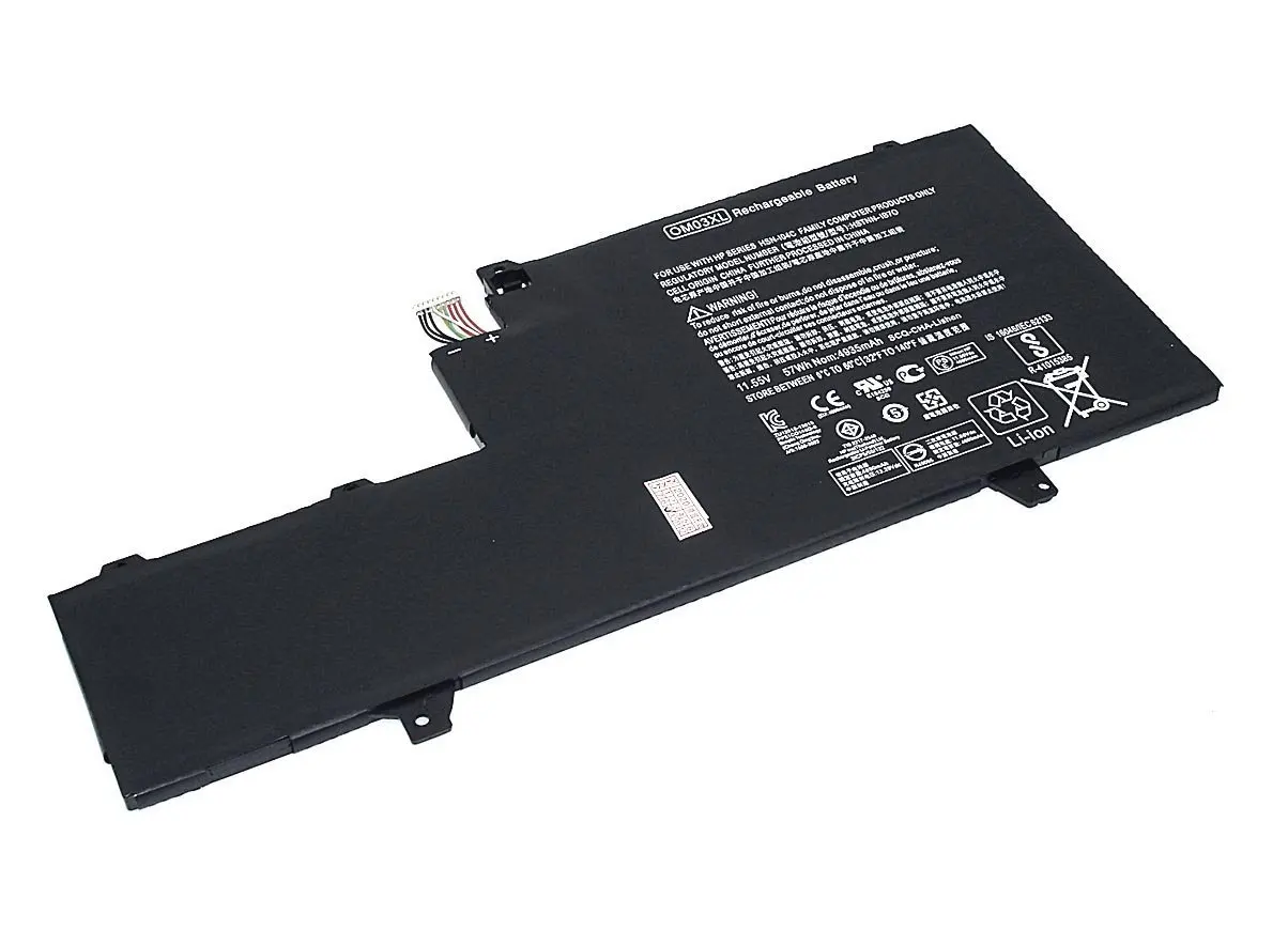 Аккумуляторная батарея для ноутбука HP EliteBook 1030 G2 (OM03XL) Type A 11.55V 57Wh|Аккумуляторы