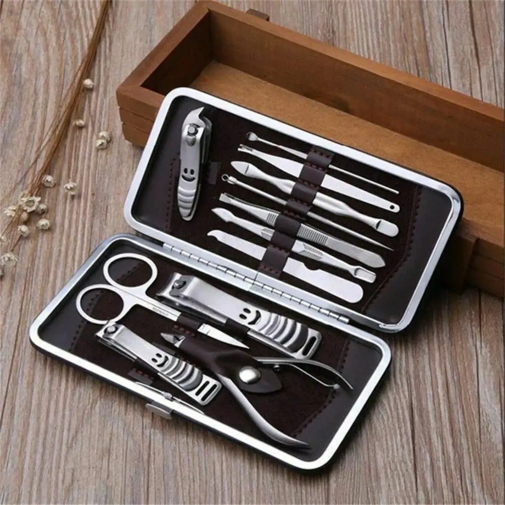 12 Piece Manicure Set Pedicure Set Nail Clipper Set