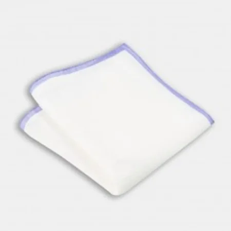 

Edge purple striped linen handkerchief 67827591
