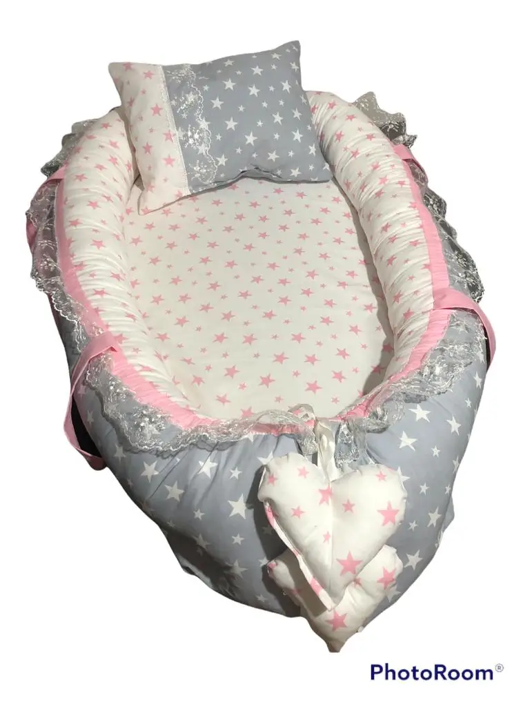 

Детская ортопедическая кроватка BABYNEST ручной работы, дизайнерская портативная кроватка для новорожденных