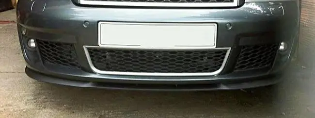 Передняя губа для audi a6 c6 s6 s универсальный спойлер бампер губ 3 шт. Бесплатная