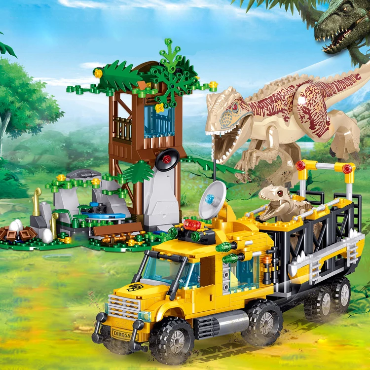 Конструктор Mailackers тираннозавр модель грузовика знаменитый фильм мир Юрского