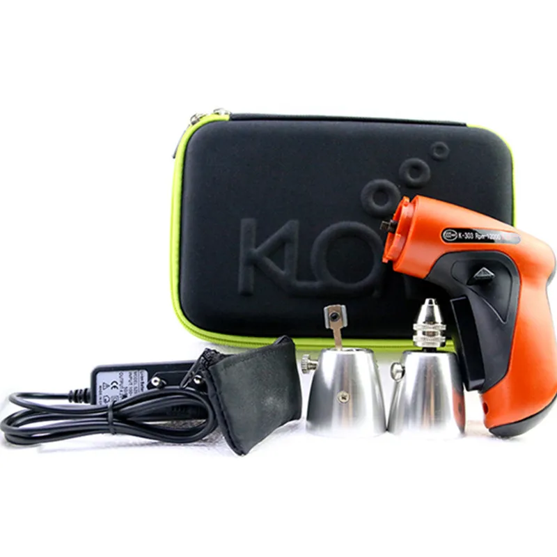 Klom-Herramientas de cerrajero, Kit de herramientas de bloqueo de taladro, pistola eléctrica, recargable, inalámbrico, juegos completos