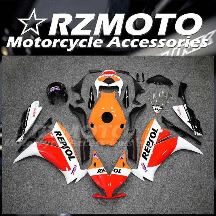 

Комплект обтекателей из АБС-пластика, 4 подарка, подходит для HONDA CBR1000RR 2012 2013 2014 2015 2016 12 13 14 15 16, кузов красного и оранжевого цвета