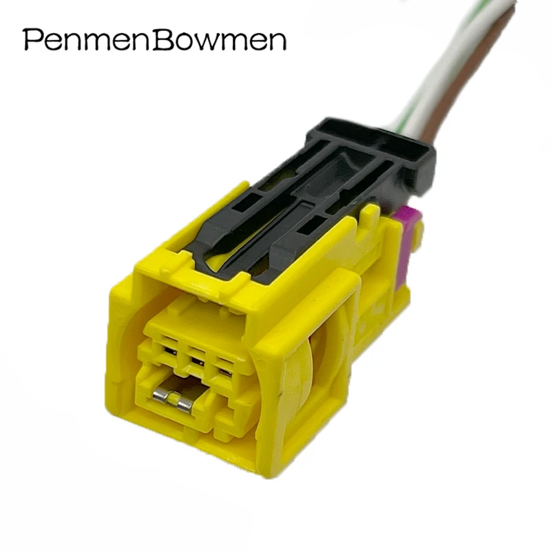 3-контактный 4H0 972 773, автоматический боковой безопасный датчик столкновений, разъемы для электрического кабеля, желтая розетка, жгут проводов 4G0 972 783