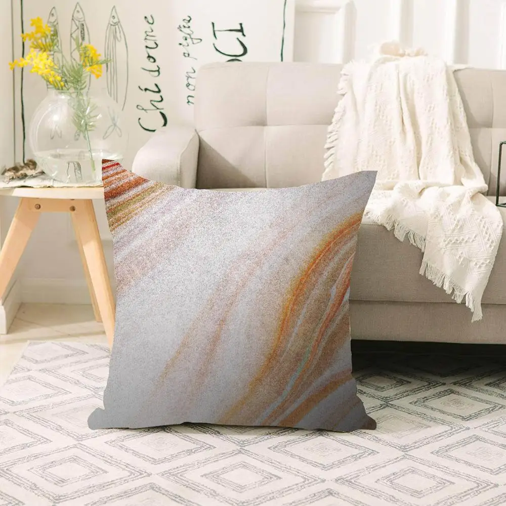 Другого цвета: серый оранжевый Мраморный дизайн скандинавский 3d печати диван