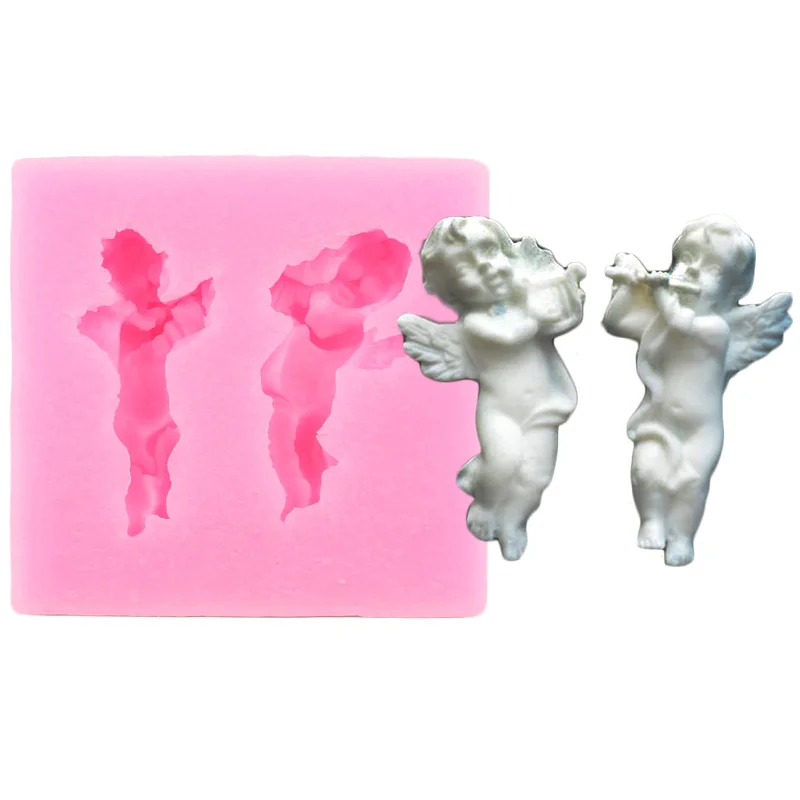 

Силиконовая форма Sugarcraft Mini Angel Baby розового цвета