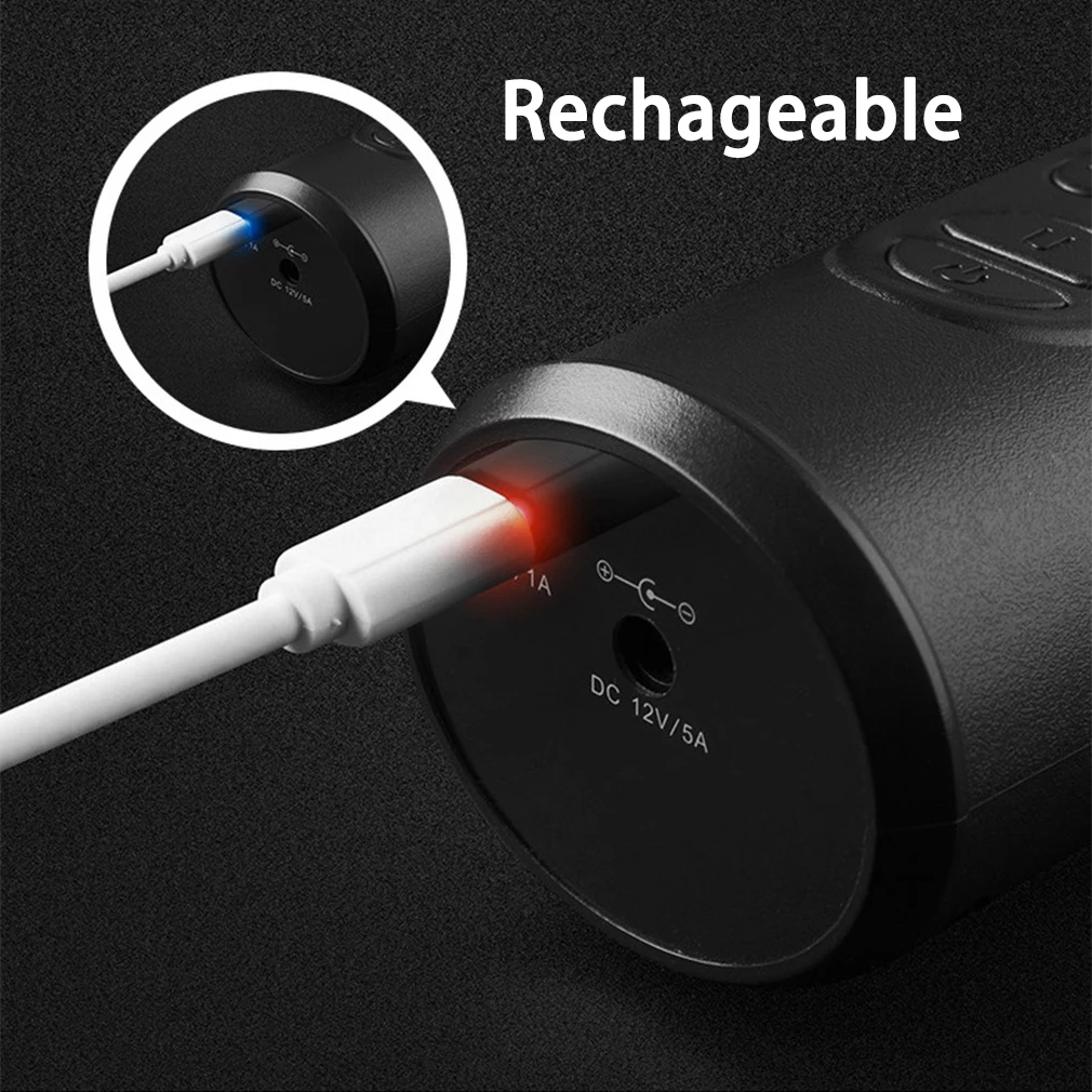 Precio Bomba De Aire Portátil Para Bicicleta Eléctrica, Inflador De Colchón Portátil De Alta Presión Recargable Con LED Para Motor De Coche