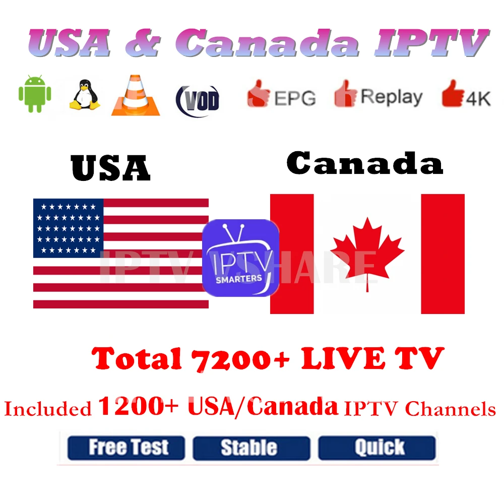 IP tv Smarters PRO USA IP tv Канада IP tv подписка Бесплатные часы 6/12 месяцев IP tv Европа Android tv box Smart tv M3U8 VLC