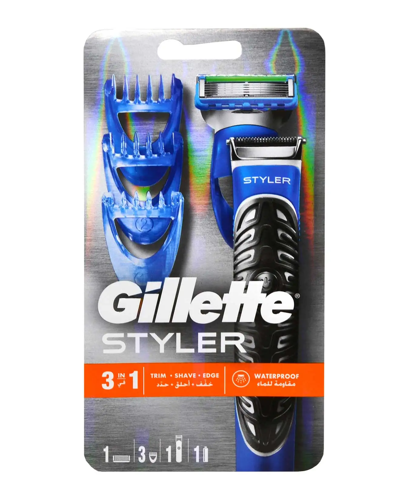 

Стайлер Gillette Proglide 1up, бритва для бритья по краям, 4 уровня обрезки