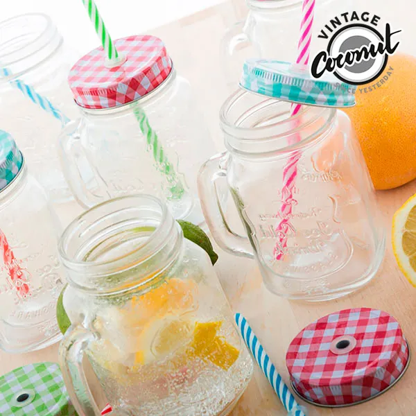 Винтажная Кокосовая прозрачная банка| |