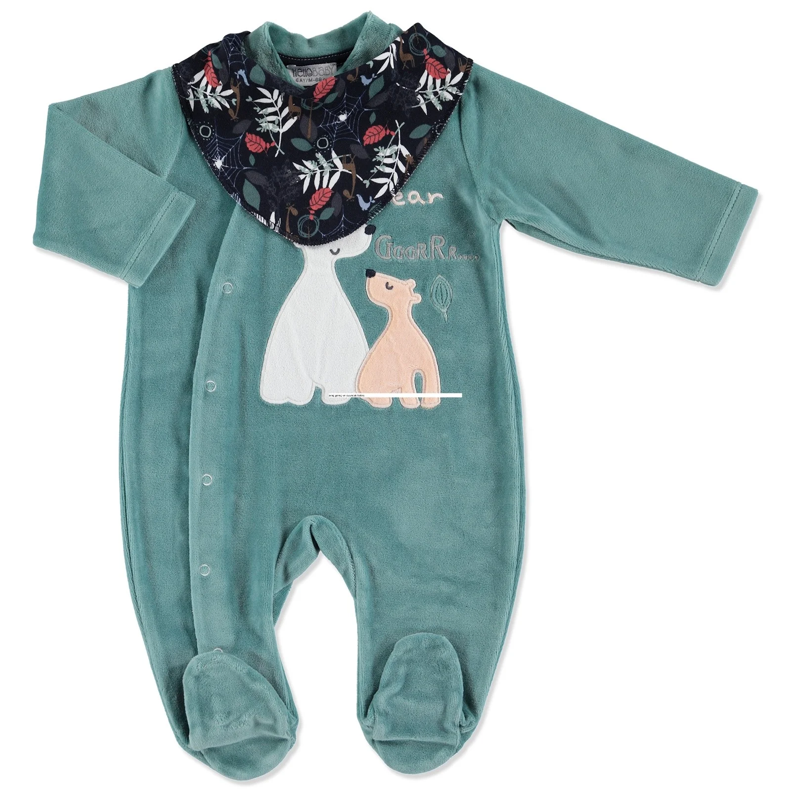 Ebebek HelloBaby/вечерние детские бархатные комбинезоны |