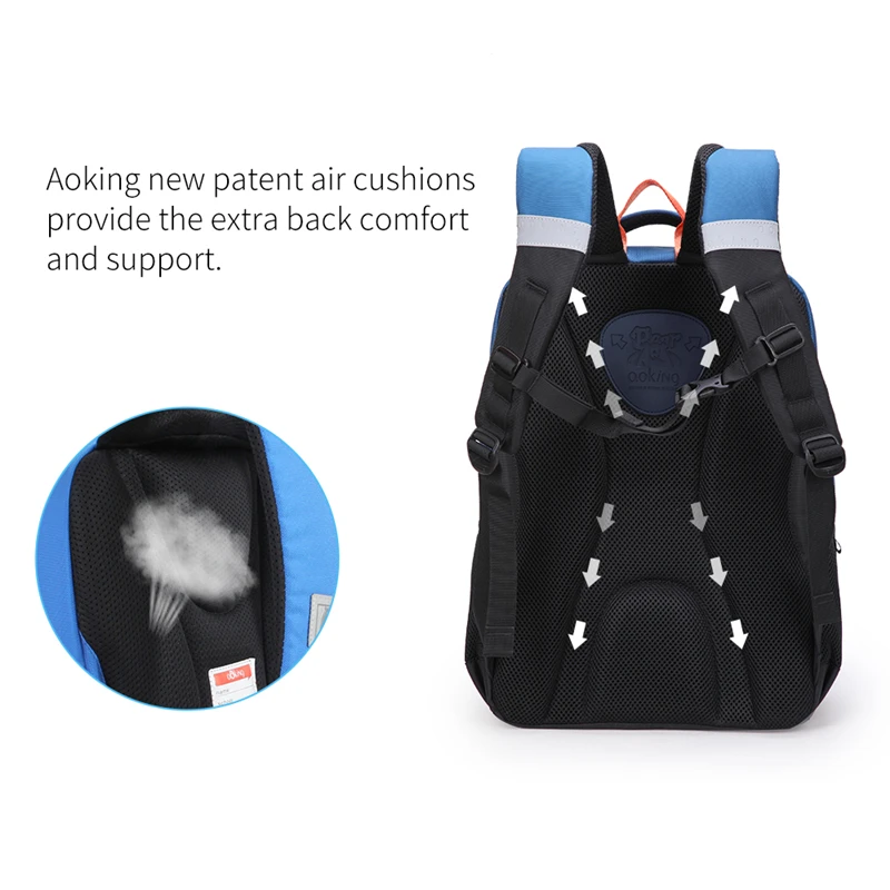 Junior High School Backpacks For Kids Boys Primary Kids Bags High Quality Waterproof Large Capacity School Bags For Children