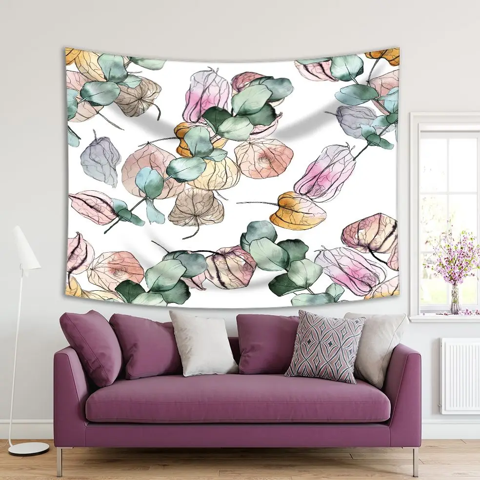 Гобелен Physalis накидка гусиная ягода ветви растений с фруктами и листьями