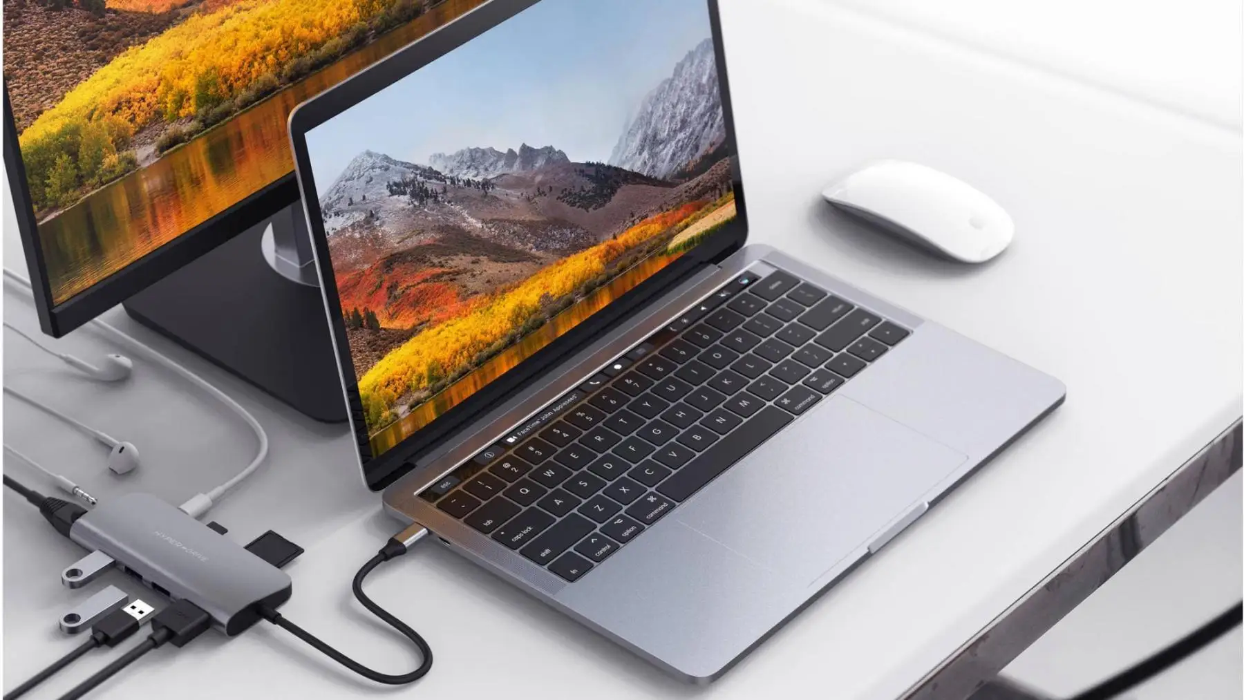 USB-концентратор HyperDrive Power 9-in-1 USB-C HD30F (Grey) | Компьютеры и офис