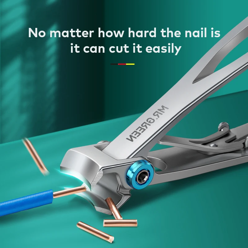 Кусачки MR.GREEN для ногтей набор из нержавеющей стали широкие ноготь маникюра