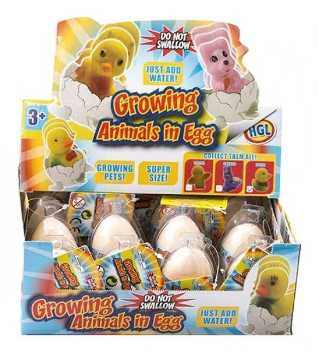 Игрушка яйцо с утенком растущим в воде асс те|Игровые фигурки и трансформеры| |