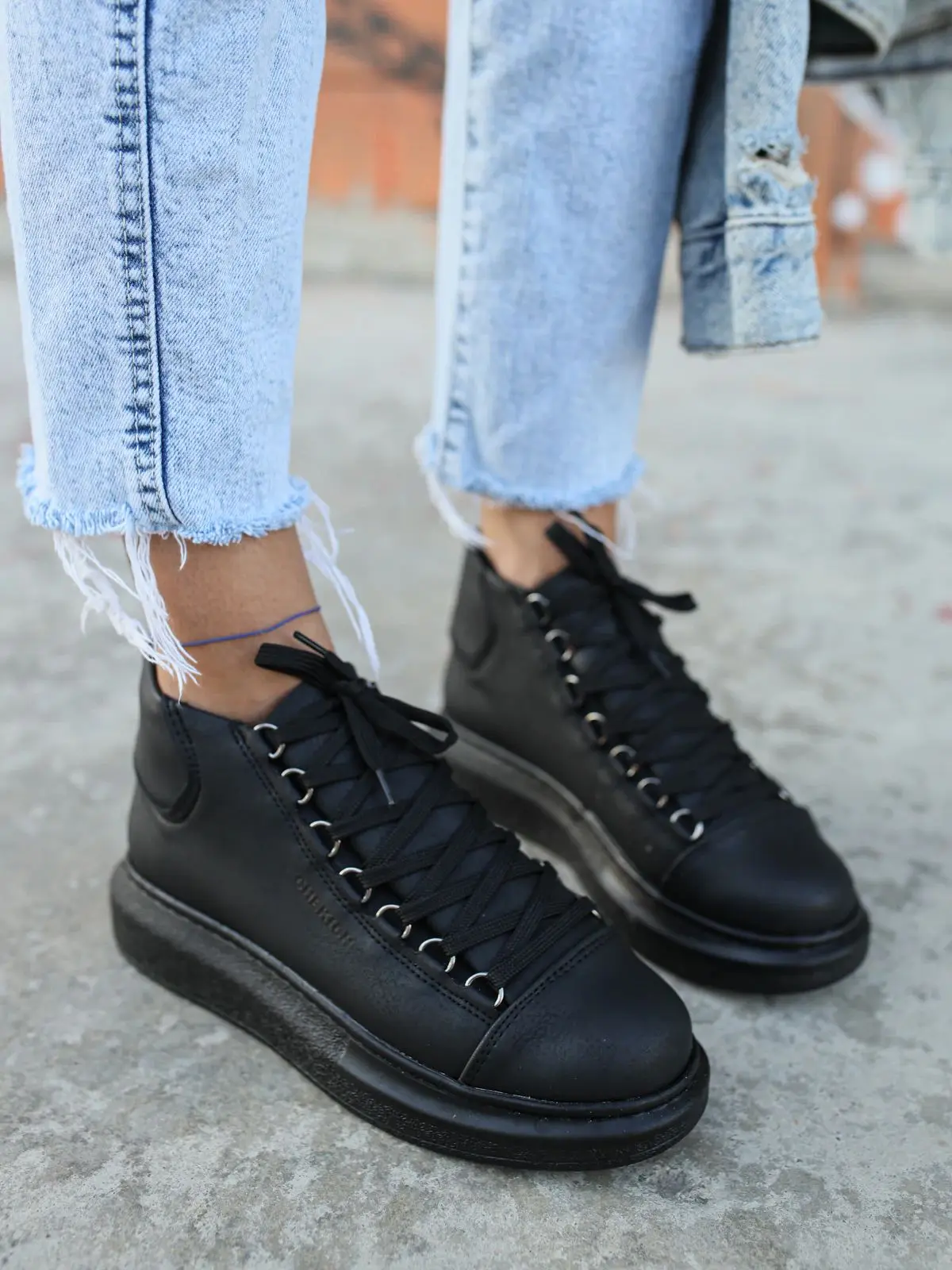 Chekich Women Shoes Burgundy Color Lace-Up White Outsole Eco-Friendly Vegan Artificial Leather Girl Fashion Odorless Class CH258