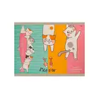 Альбом для рисования 20л А4 скрепка КОТИКИ И РЫБКИ обл.офс. 20-1468 Проф-пресс 1331211