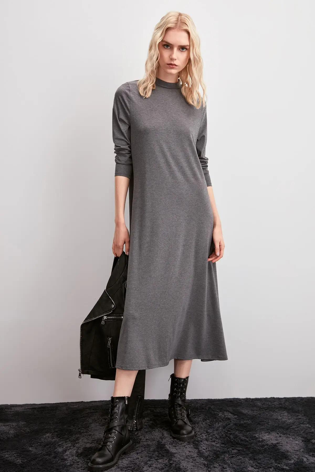 Trendyol трикотажное платье миди TWOAW20EL2224|Женские платья| |