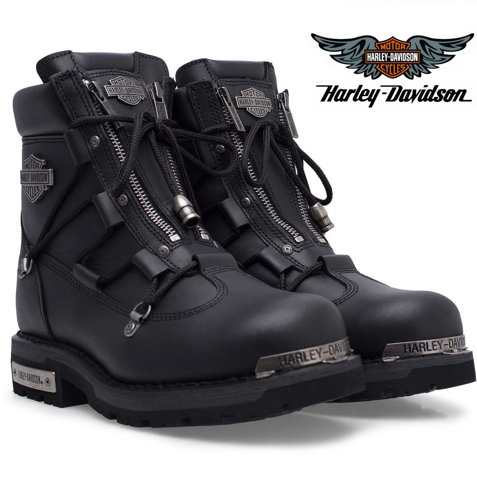 Оригинальный Harley Davidson мужские мотоботы тормоза светильник из натуральной кожи