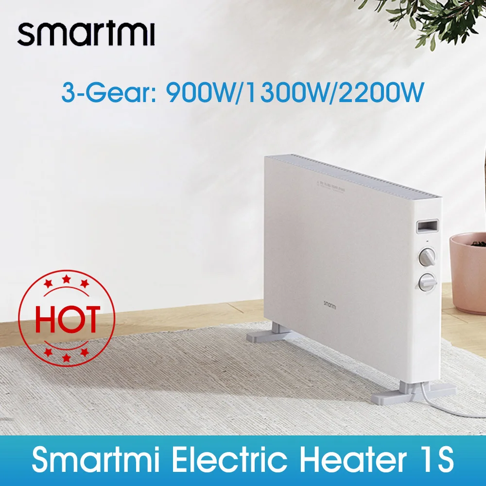 

Smartmi 1S Electric Heater Quick Warmer Heaters for Home Room Radiator Silent Security Heating 2200W Electric Heater 220V