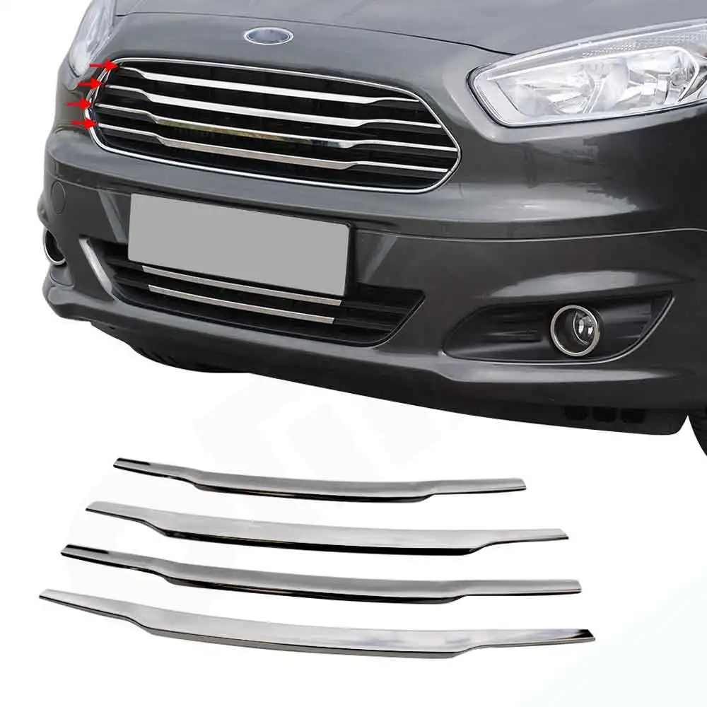 

Ford Courier Chrome Front Grille 4 Piece Stainless Steel (2014-2017)