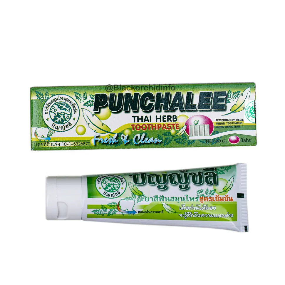 Органическая зубная паста Панчале с тайскими травами (Punchalee Thai Herb Toothpaste) 35g|Зубная