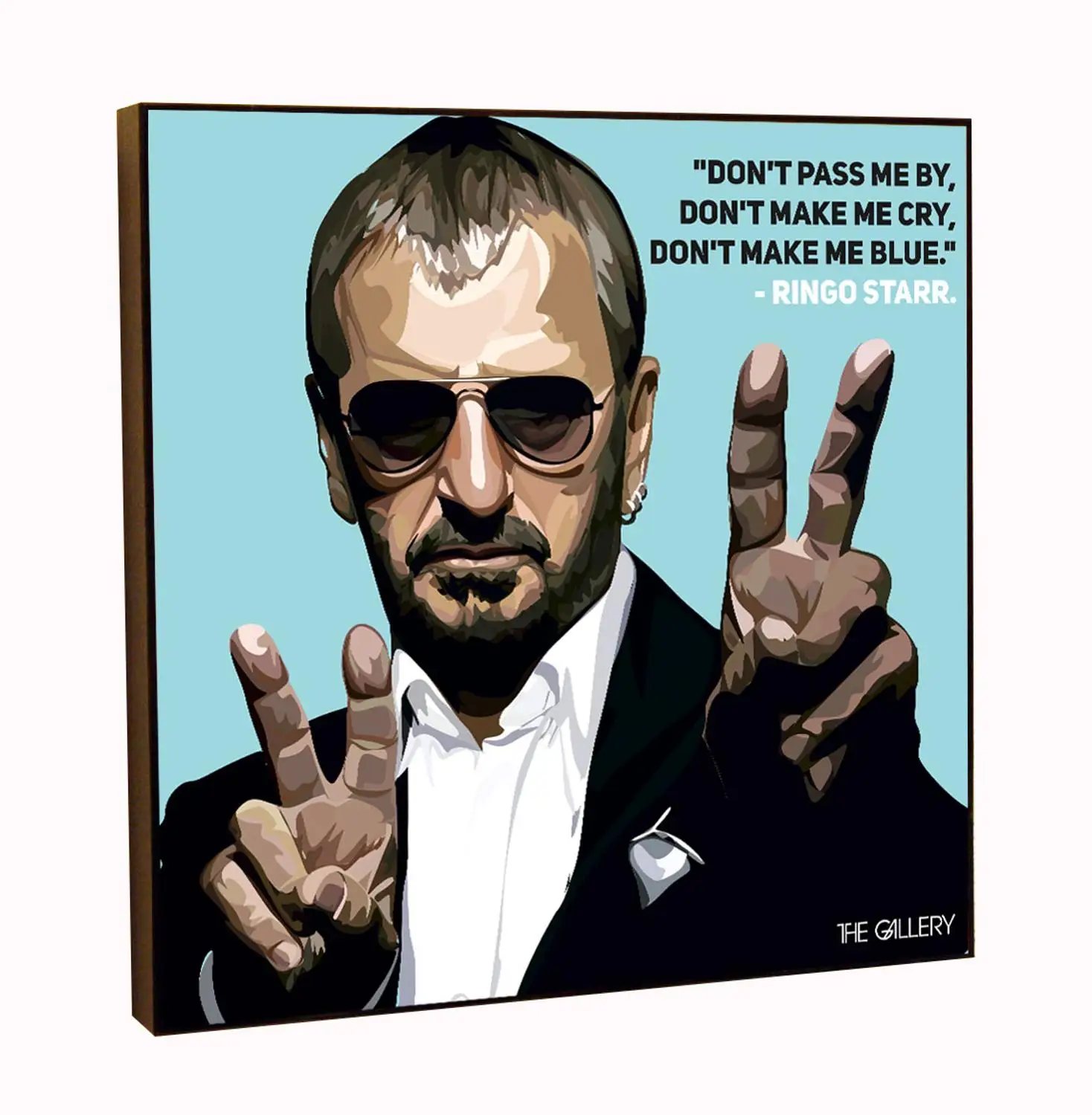 РИНГО СТАРР Картина Постер в стиле поп арт плакат принт подарок декор офис бар
