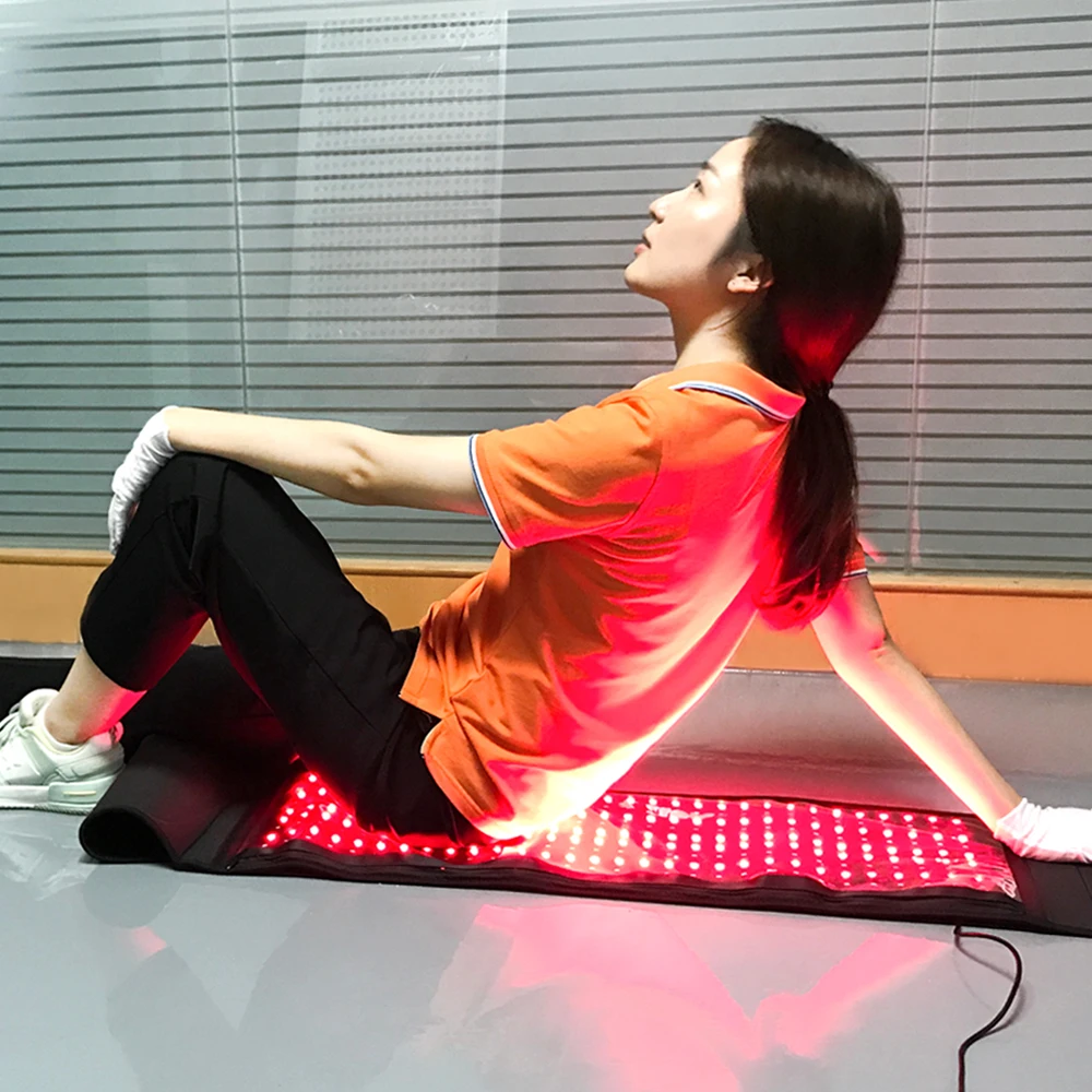 ADVASUN red light therapy Infrared 660nm 850nm Pain Relief Weight Loss Slimming Machine Waist Heat Pad Massager Anti Cellulite