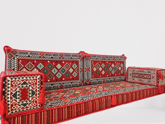 

Floor Sofa Set / Arabic Floor Seating Sofa / Arabic Majlis / Oriental Couches / Oriental Seating / Bench Cushions / Arabic Jalsa