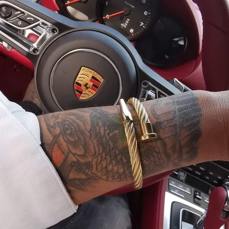 

NAIL GOLD STEEL BRACELET 412020429