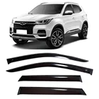 Дефлекторы окон Cobra Tuning C21819 на авто Chery Tiggo 4 2019- н.в. 4 шт.комп. ветровики от дождя солнца и ветра