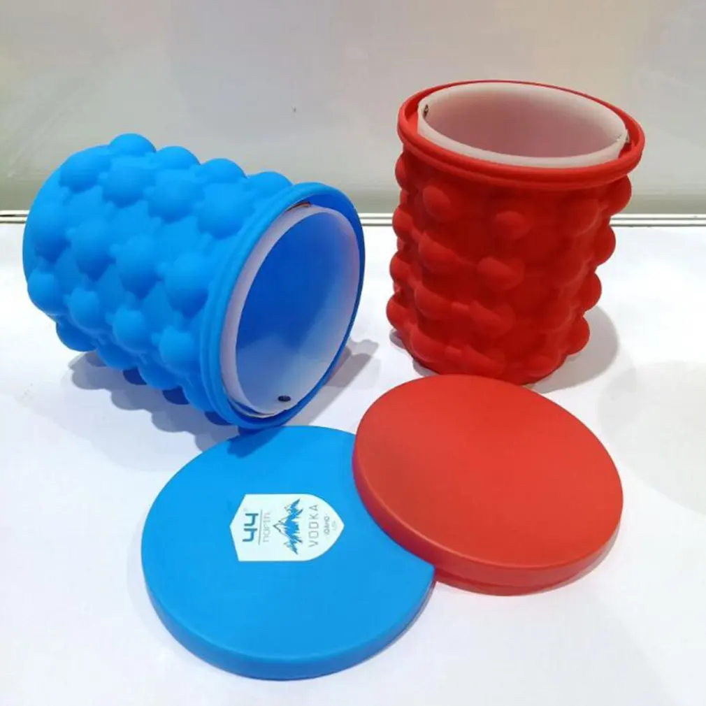 

Food Grade Silicone Ice Bucket Ice Bucket Silicone Ice Tray Ice Cube Mould Universal Ice Maker Round Silicone Ice Bucket