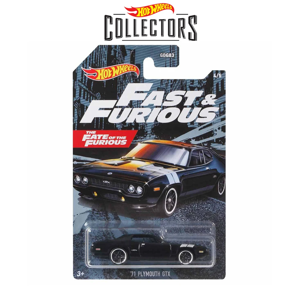 Чехол металлический с надписью Hot Wheels Форсаж издание 2021 г. Paul Walker Nissan Skyline R34