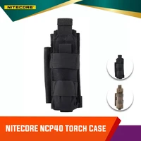 nitecore ncp40 durable 1000d nylon multi function flashlight holster waterproof with anti slip handle black and tan