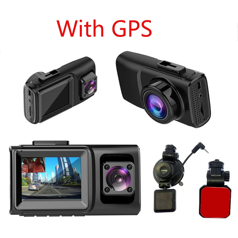 2020 Новый Автомобильный видеорегистратор Super 1080P WIFI GPS с двумя объективами IMX307 Sony