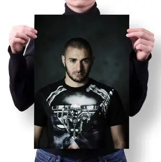 Плакат Бензема Карим Benzema Karim №6 А4 | Дом и сад