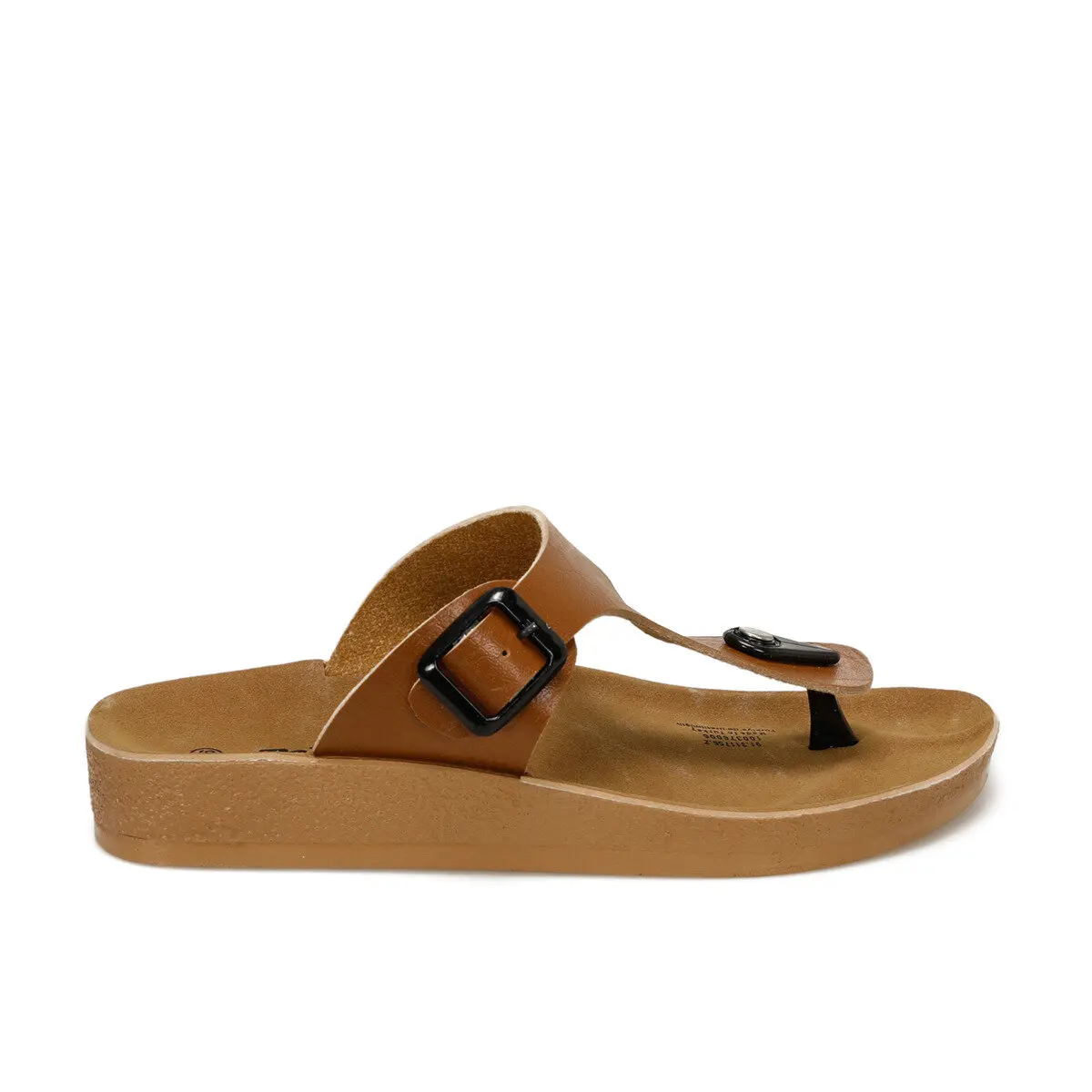 

FLO 91.311756.Z Black Women Cork Slippers Polaris